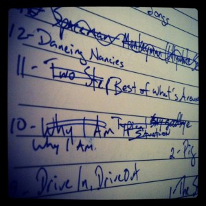 Dave Matthews Band list in progress