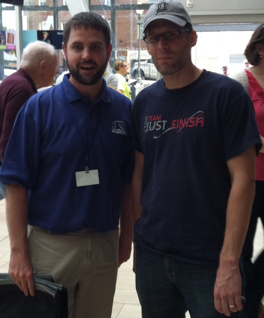 Just Finish at the Blue Ridge Expo