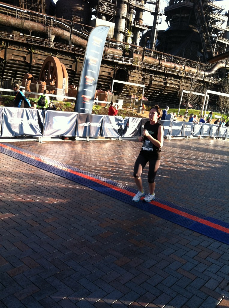 Runner's World 5k finish