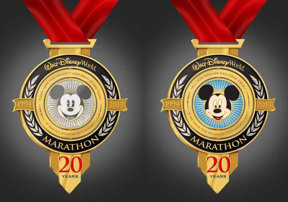 Disney Marathon 2013 medal