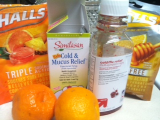 Medicine, running, cough