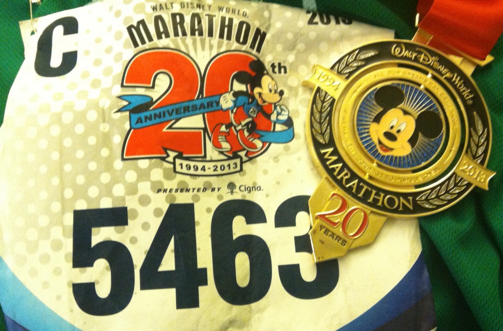 Walt Disney World Marathon medal, mickey