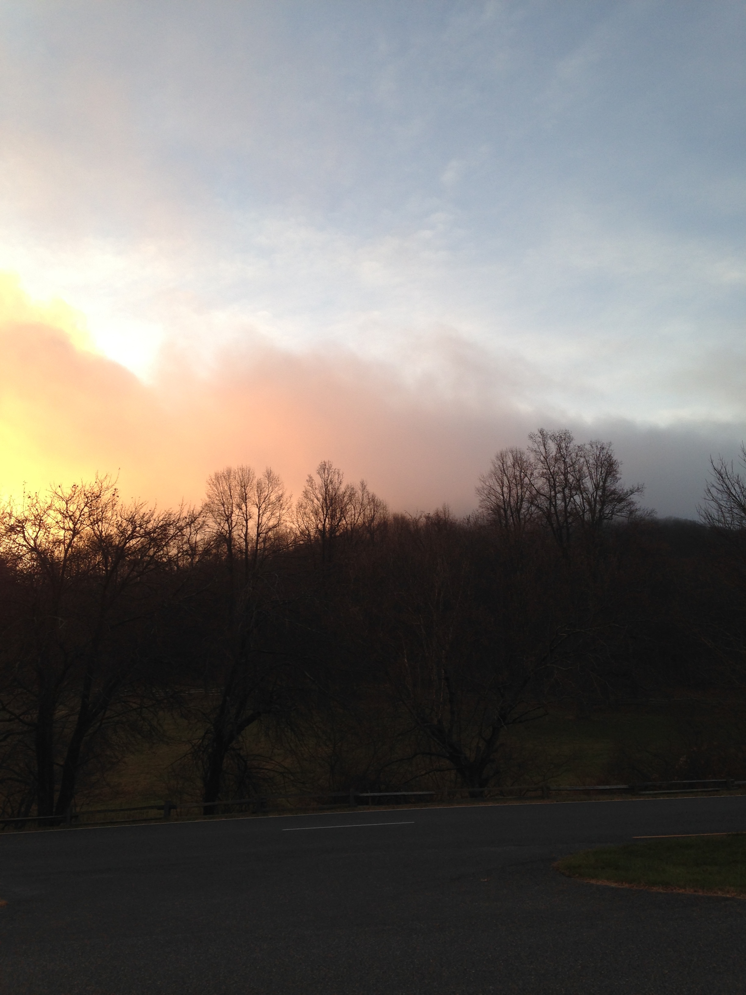 A little foggy on Sharp Top today ...&nbsp;