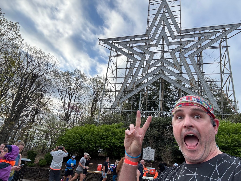 Selfie at the Roanoke Star