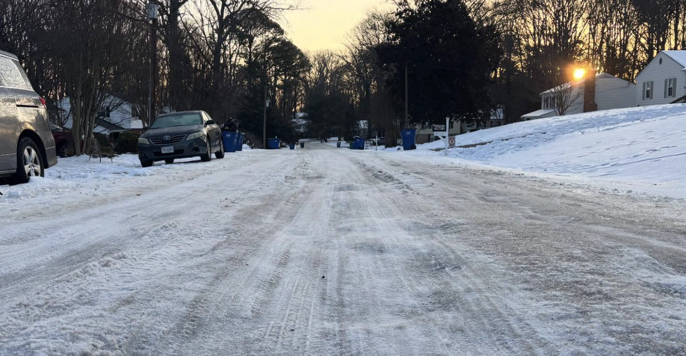 February snow in Virginia